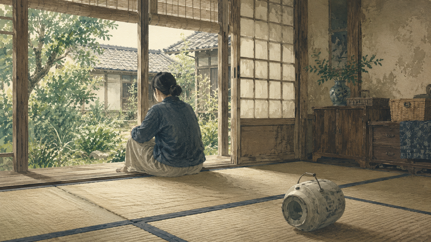 バルサンを焚いた後の静かな部屋の様子