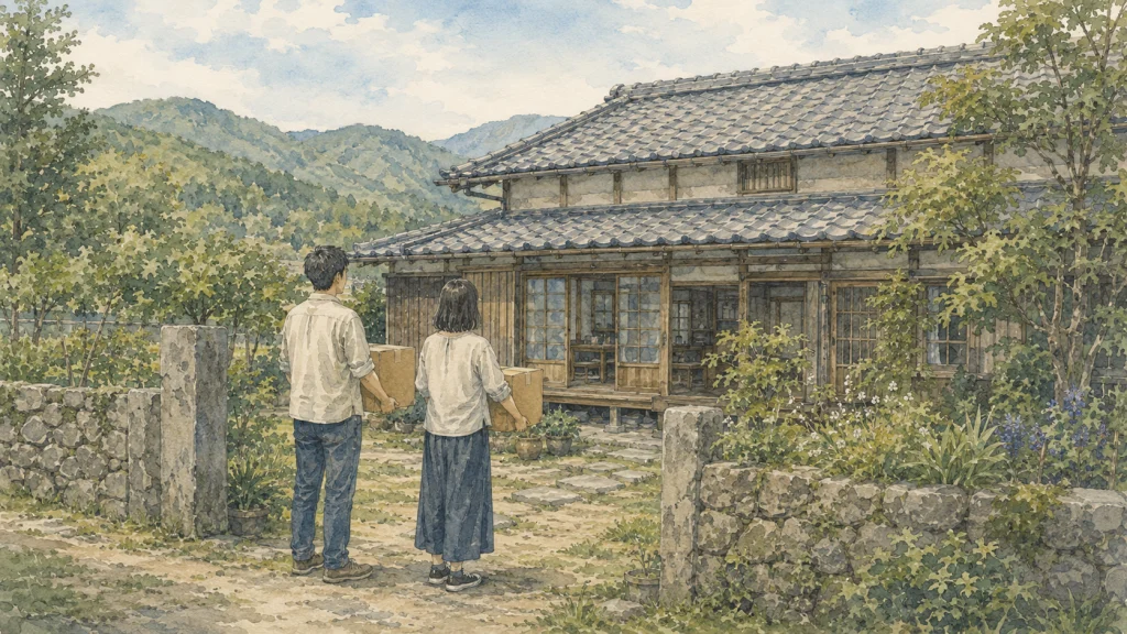 空き家バンクの古民家に賃貸で暮らし始める移住者