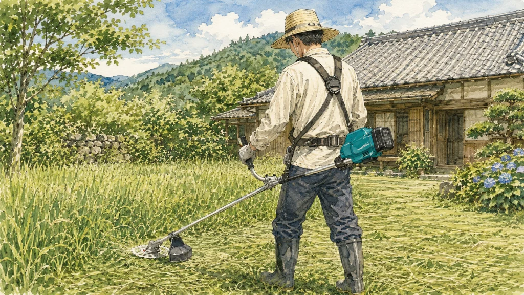 型番違いの2つの箱を見比べる場面